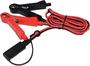 Motorcycle Charger Cable Adapter to Alligator Clips 18awg Power Cable for Solar Panel