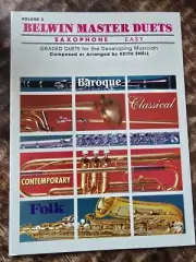 Belwin Master Duets Saxophone EASY Volume 2 Composed And Arranged By Keith Snell