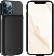 1 Pack Battery Case for iPhone 12 Pro Max, (8200mAh) Upgrade Higher Capacity Rechargeable Extended Battery Pack Charger Case, Protective Backup Charger Cover for iPhone 12 Pro Max