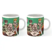 2x Toilet Bound Hanako-Kun. Anime Manga Themed Green Coffee Mug Drink Cup 300ml
