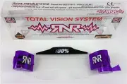100 % PERCENT TVS TOTAL VISION SYSTEM MOTOCROSS GOGGLES RNR Purple roll offs