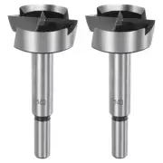 2pcs Forstner Drill Bit 1-9/16"(40mm) Dia Woodworking Drilling Hole Saw Tool