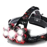 Fishing Camping Worklight Rechargeable T6 Headlamp Headlight
