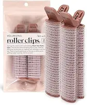 Kitsch Instant Hair Volumizing Clips - Root Lift & Curl Clips With Velcro Roller for Volume | Easy to Use for All Hair Types | 2 Pcs