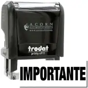 Self-Inking Importante Stamp Size 1/2" Tall x 1-1/2" Wide