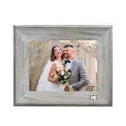 Kodak Distressed Antique Gray Rustic Wood 10-inch Wi-Fi Digital Picture Frame RCF-8013W
