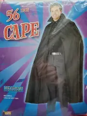 Adult Black 56" Cape Halloween Vampire