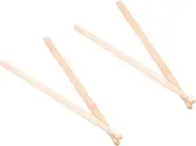 BAZEITFLOW 2 Pairs Maple Drum Sticks Durable Wooden Rhythm Sticks for Stage Performance Short Design for Young Drummers and Musical Instrument Enthusiasts