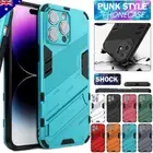 For iPhone 16 15 14 13 12 11 Pro Max 8/7 Plus Armor Case Rugged Shockproof Cover