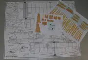 Carl Goldberg Model Airplane Plans (FF): 1/2A BLAZER 42" Wingspan