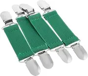 [SUPVOX] 4pcs Adjustable Trouser Leg Clips for Outdoor Sports Elastic Pants Fixing Clips Durable Cinch for Cycling Pants Wind and Water Resistant Unisex Design for Reliable Use