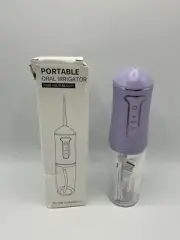 Water Flosser 3 Mode, 230ml Portable Tooth Cleaner Rechargeable Dental Purple