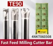 Fast-Feed Milling Cutter Insert Bar 90-degree Double-side Right-angle 4NKT060308