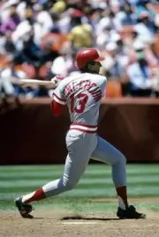 Shortstop Dave Concepcion Of The Cincinnati Reds Baseball 1980s Photo 5
