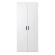 European Cabinetry White VJ Scandi Black Stockholm Storage Cupboard