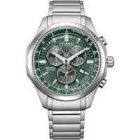在飛比找蝦皮商城優惠-CITIZEN 星辰 鈦 光動能計時手錶-綠 AT2530-