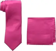 [Stacy Adams] Men's Satin Solid Tie Set