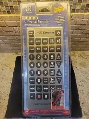 Emerson Jumbo Universal Remote Control TV VCR DVD COMBO SATELLITE CABLE