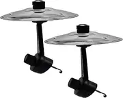 Car Crash Cymbal, Car Cymbal Air Vent Mini Drum Crash Cymbal For Cars Vent Car Drum Cymbal Air Vent Make Your Driving More Fun For All Types Of Vehicles(Silver*2)