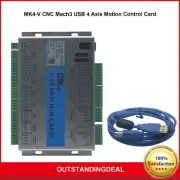 MK4-V CNC Mach3 USB 4 Axis Motion Control Card Breakout Board 2MHz os67