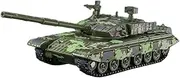 1/100 Scale Diecast Alloy Model Ornament 4D Tank Model for Adults Kids Gift