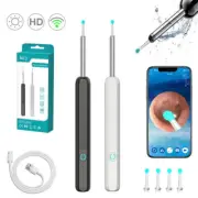 Wireless Ear Wax Remover Camera HD Endoscope Spoon Pick Cleaning Otoscope Tools