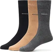 [BOSS] Men's 3-Pack Solid Cotton Socks Gift Set