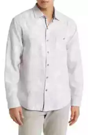 Tommy Bahama Canyon Beach Cloudy Fronds Flannel Shirt Men's 3XB 3XLB $168 NWT