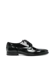 Dolce & Gabbana Patent Laceup Boots