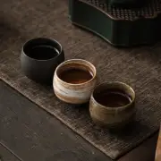 Japanese Style Tea Mugs, Handmade Stoneware Ceramic Tea Cup, Espresso Cups
