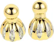 Healeved Elegant Essential Oil Perfume Bottles Vintage Design Portable Leakproof Decorative Storage