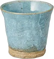 Blue Shochu Cup [3.6 x 3.4 inches (9.2 x 8.6 cm), 9.5 fl oz (270 cc)] | Free Cup |
