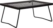 REDCAMP Folding Campfire Grill Heavy Duty Steel Grate, Portable Camp Fire