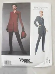 Vogue Womens Suit Jacket & Pants Dress Pattern 1208 Size 8-10-12 - Uncut