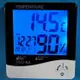 包郵HTC-1大屏幕顯示家用室內電子溫度計濕度計 帶時間 日期 鬧鐘