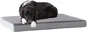 Barkbox Memory Foam Platform Dog Bed | Plush Mattress for Orthopedic Joint Relief (Large, Grey)