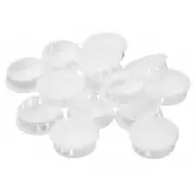 16Pcs 32mm/1.26" Plastic Hole Plugs Panel Flush Type Knockout, White