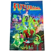 SDCC 2024 FUTURAMA EXCLUSIVE 12x18 MINI PROMO POSTER SAN DIEGO COMIC CON