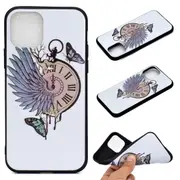 For iPhone 11 Pro Coloured Drawing Pattern Shockproof TPU Protective Case, Pocket Watch