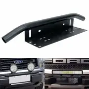 Bull Bar Front Bumper License Plate Mount Bracket Led Work Light Holder Offroad