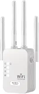 WiFi Extender Signal Booster, Long Range WiFi for Home and Office, WiFi Repeater with Ethernet Port