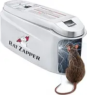 Rat Zapper - Electric Mouse Traps Indoor for Home - Safe and Effective Rat Killer - Electronic Mouse Trap Zapper Reusable and No Touch - Rodent Killer Outdoors & Indoor