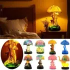Stained Stained Mushroom Table Lamp Plant Series Bedside Lamp