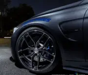 20" STANCE SF03 GLOSS BLACK TINTED FACE WHEELS FOR BMW E60 528 530 535 545 550 (for: BMW)