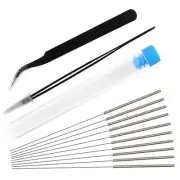 13 Pcs 3D Printer Nozzle Cleaning Tool Kit - 0.4mm Stainless Steel Needles