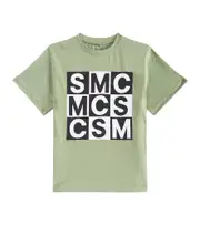 [Stella McCartney Kids] Stella McCartney Kids Printed cotton-jersey T-shirt Y 4 green