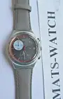 Swatch + Irony Chrono + YCS558 Red Wink Grey + New / New