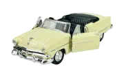 WELLY OLD TIMER 1953 FORD CRESTLINE SUNLINER BEIGE 1:34 DIE CAST METAL MODEL NEW