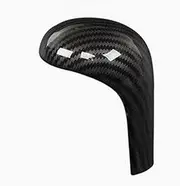 Gear Shift Knob Console Gear Shift Head Decoration Cover Trim Carbon Fiber Look Interior for A3 8V A4 B8 A5 A6 C5 C6 A7 Q5 Q7(Model A)