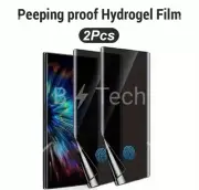 2X For Samsung Galaxy S25 24 S23 22 Plus Ultra Privacy Hydrogel Screen Protector